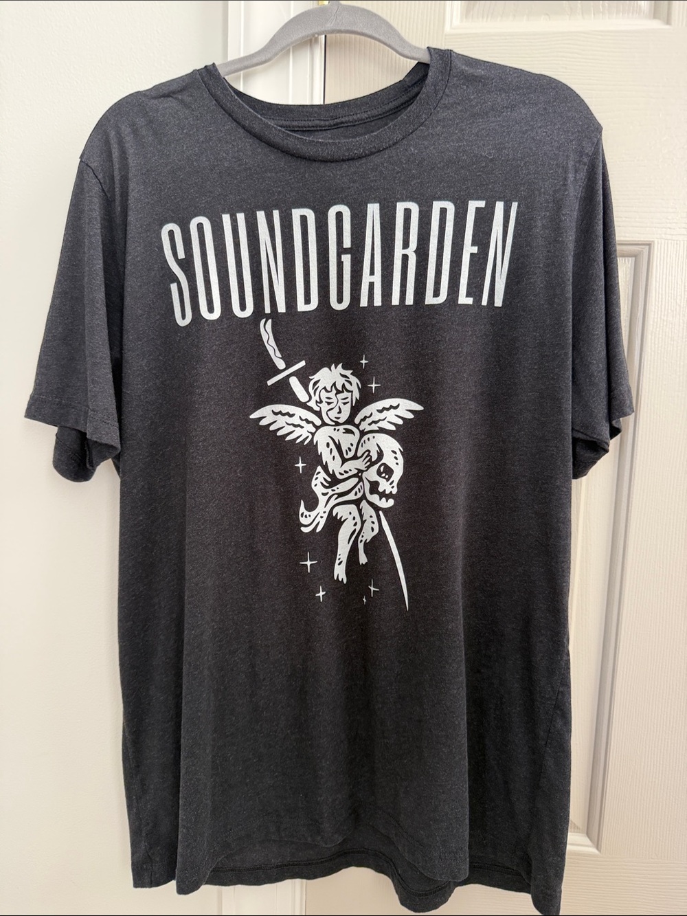 Rare Soundgarden Rock-and Roll Concert Tee Men's Black Graphic Band T-Shirt